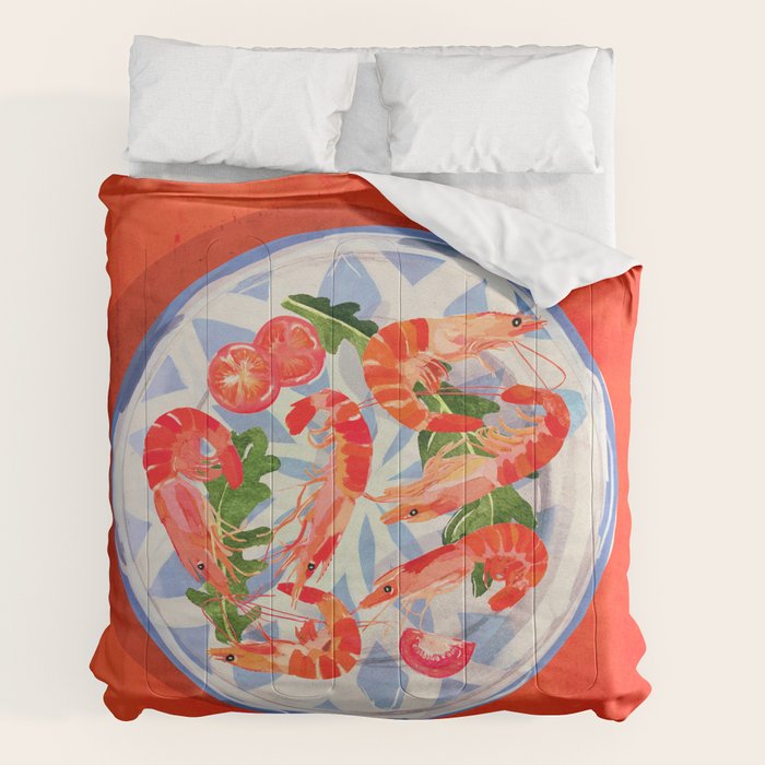 Seafood plate Comforter Gallery Image 7