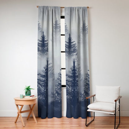 Foggy Forest 2 Window Curtain Gallery Image 8