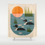 Loon Lake Shower Curtain Gallery Image 1