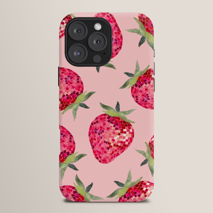 Disco Ball Strawberry iPhone Case Gallery Image 16