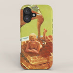 Pour some syrup on me - Breakfast Waffles iPhone Case Gallery Image 1