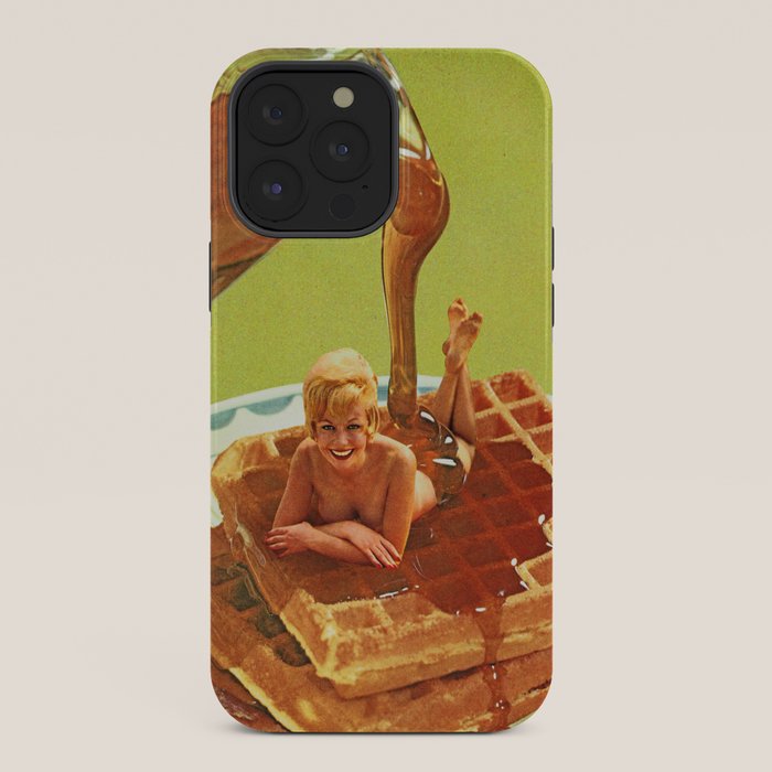 Pour some syrup on me - Breakfast Waffles iPhone Case Gallery Image 36