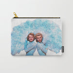 Sisters - White Christmas - Watercolor Carry All Pouch Gallery Image 1