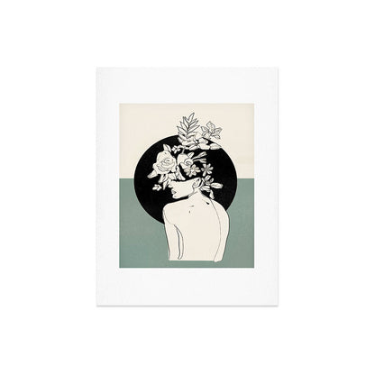 Bloom 8 Line Drawing Art Print Gallery Image 6