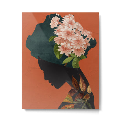 Floral Portrait 24 Metal Print Gallery Image 3
