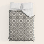 TAZA STAR TILE GREY Duvet Cover Gallery Image 1