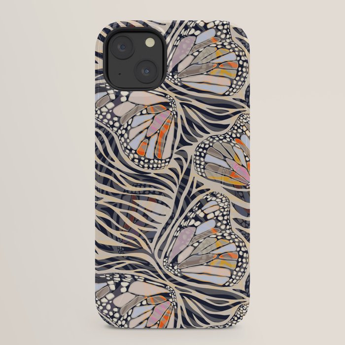 Abstract Retro Boho Butterfly Zebra Pattern â¢ Earthy Nature iPhone Case Gallery Image 30