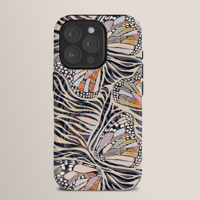 Abstract Retro Boho Butterfly Zebra Pattern â¢ Earthy Nature iPhone Case Gallery Image 15