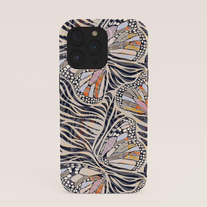 Abstract Retro Boho Butterfly Zebra Pattern â¢ Earthy Nature iPhone Case Gallery Image 39