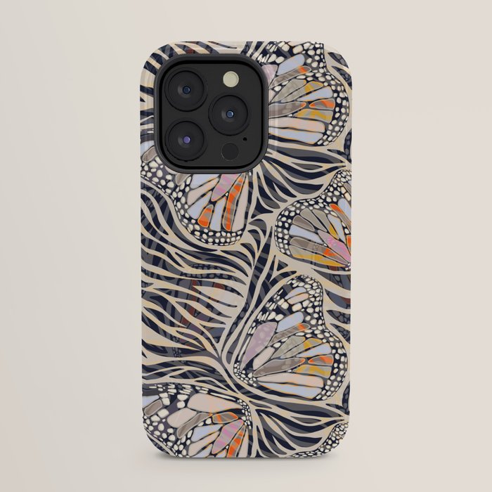 Abstract Retro Boho Butterfly Zebra Pattern â¢ Earthy Nature iPhone Case Gallery Image 23
