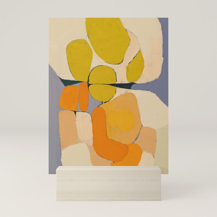 Mid Century Organic Shapes II Mini Art Print Gallery Image 5
