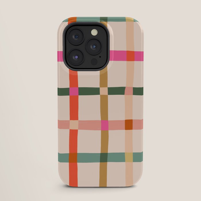 Colourful window pane checked pattern iPhone Case Gallery Image 27