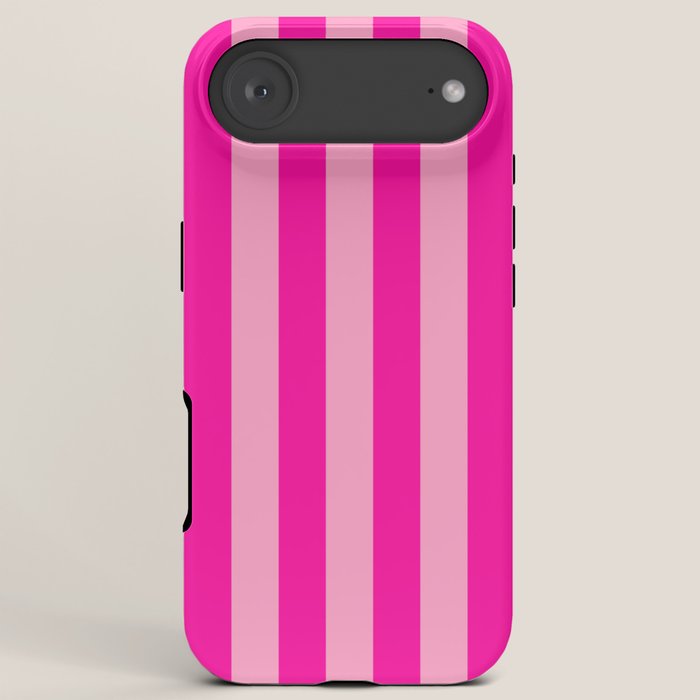 Pink Stripes Preppy Modern iPhone Case Gallery Image 6