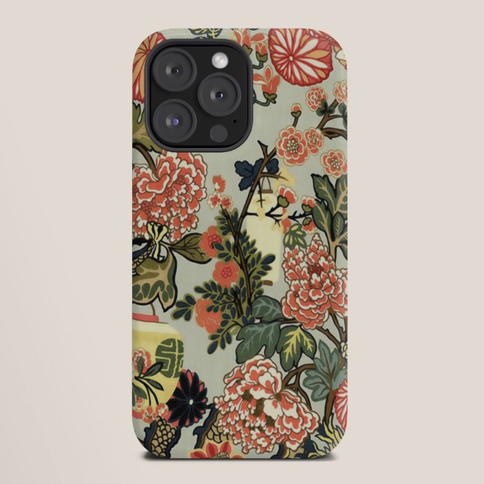 Chinese Dragon Vintage Floral Pattern iPhone Case Gallery Image 20