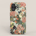 Chinese Dragon Vintage Floral Pattern iPhone Case Gallery Image 1