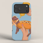 Hot Dog Dachshund Retro Pop Vintage-inspired art iPhone Case Gallery Image 3