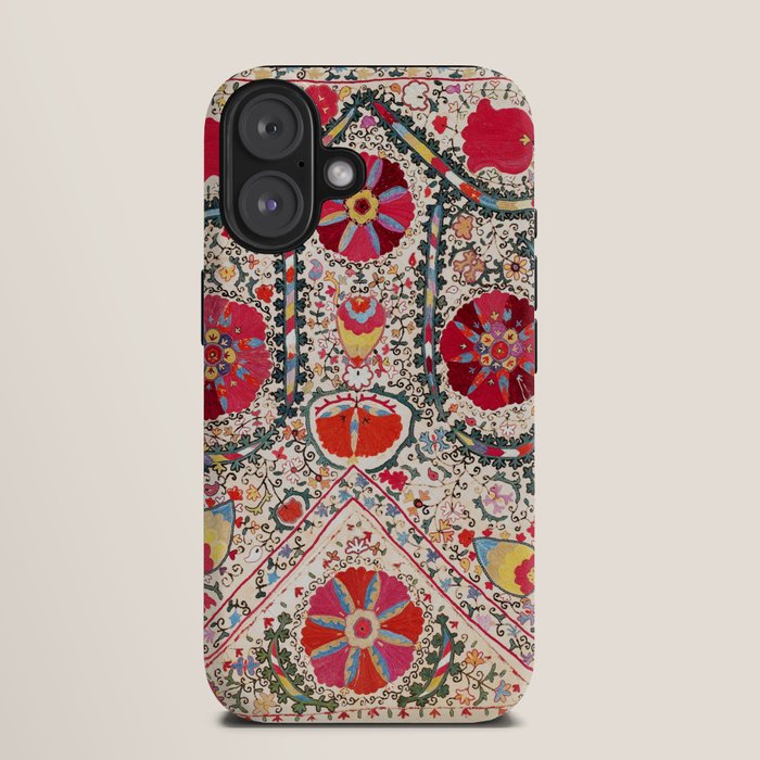 Lakai Suzani Uzbekistan Central Asian Embroidery Print iPhone Case Gallery Image 9