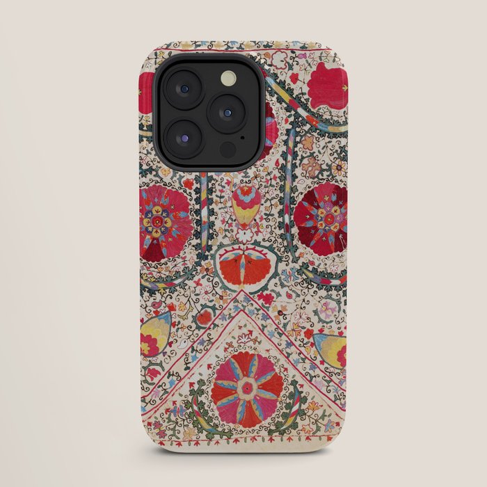Lakai Suzani Uzbekistan Central Asian Embroidery Print iPhone Case Gallery Image 27