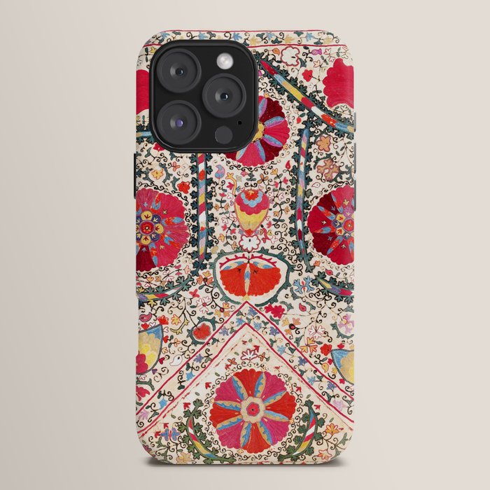Lakai Suzani Uzbekistan Central Asian Embroidery Print iPhone Case Gallery Image 16