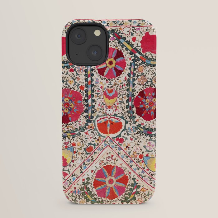 Lakai Suzani Uzbekistan Central Asian Embroidery Print iPhone Case Gallery Image 21