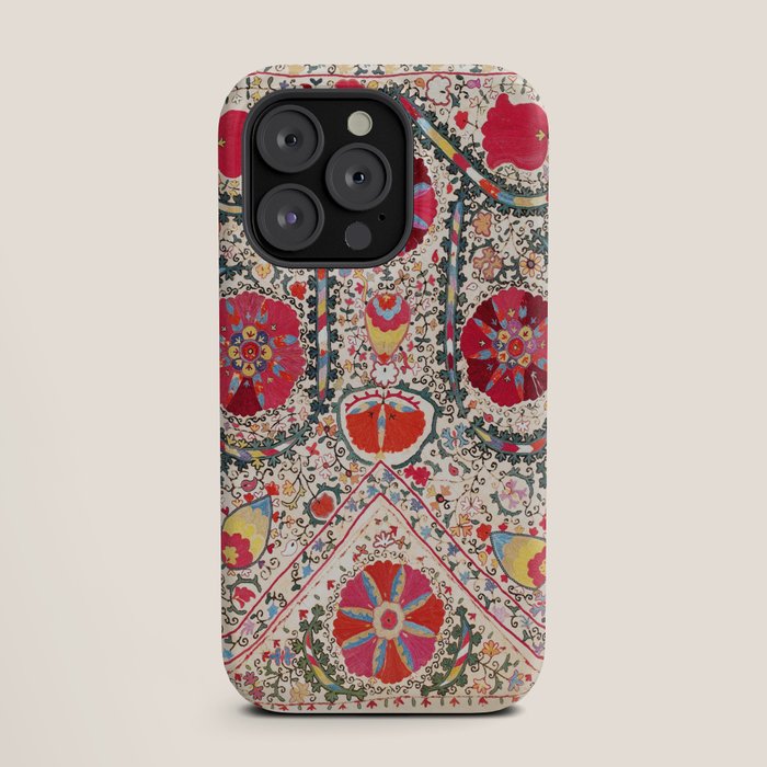 Lakai Suzani Uzbekistan Central Asian Embroidery Print iPhone Case Gallery Image 19