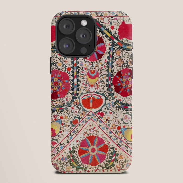 Lakai Suzani Uzbekistan Central Asian Embroidery Print iPhone Case Gallery Image 12