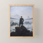 Wanderer above the Sea of Fog Mini Art Print Gallery Image 1