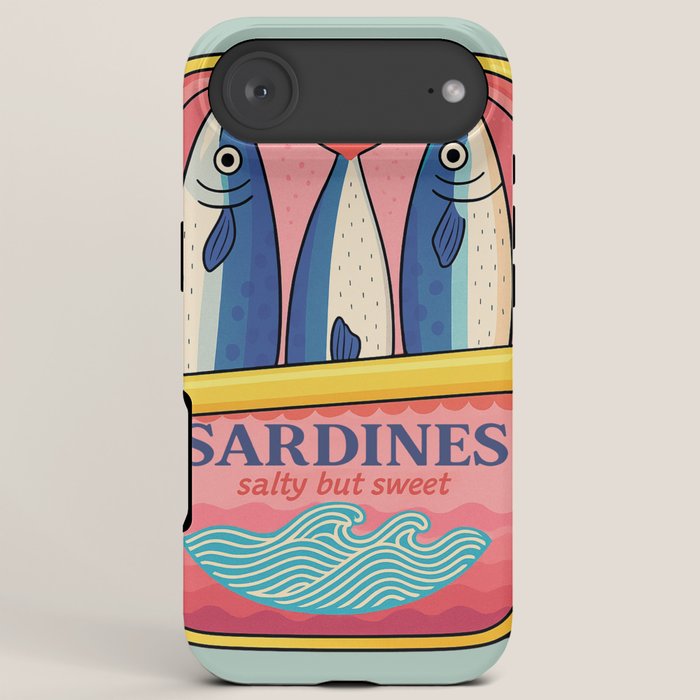 Tin of Love - Sardines in a Can with Heart Tail iPhone Case Gallery Image 6