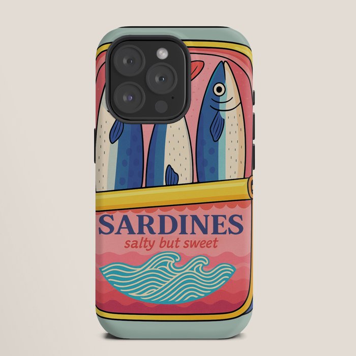 Tin of Love - Sardines in a Can with Heart Tail iPhone Case Gallery Image 11