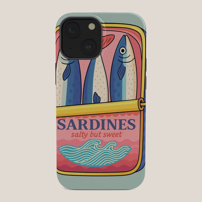 Tin of Love - Sardines in a Can with Heart Tail iPhone Case Gallery Image 34