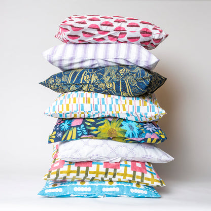 Playful Patchwork Brushed Cotton Duvet Cover Set