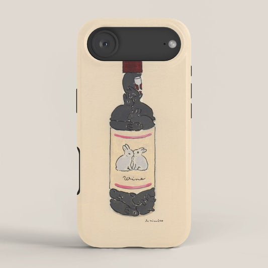 Bunny Wine iPhone Case Gallery Image 2