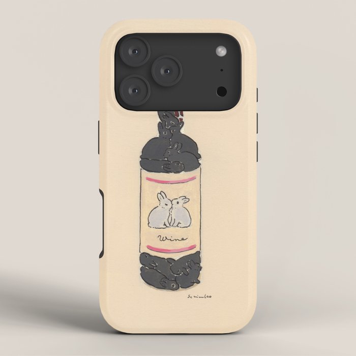 Bunny Wine iPhone Case Gallery Image 3