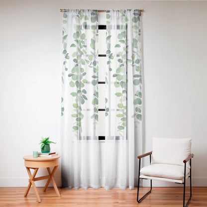 Eucalyptus Garland Window Curtain Gallery Image 24