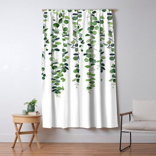 Eucalyptus Garland Window Curtain Gallery Image 1
