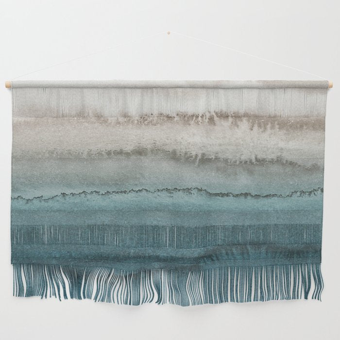 WITHIN THE TIDES - CRASHING WAVES TEAL Wall Hanging Gallery Image 1