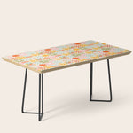 Colorful tropical summer mosaic tile art Coffee Table Gallery Image 1
