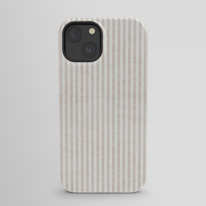 AEGEAN WIDE TICKING STRIPE JUTE iPhone Case Gallery Image 21