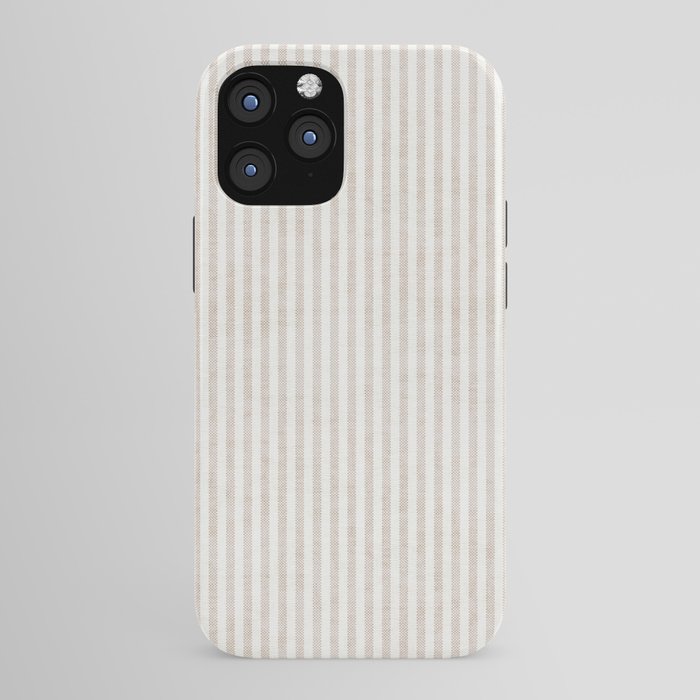 AEGEAN WIDE TICKING STRIPE JUTE iPhone Case Gallery Image 43