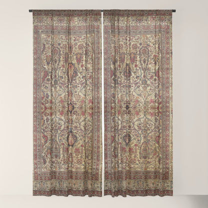 Lavar Kirman Southeast Persian Rug Print Window Curtain Gallery Image 22