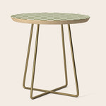 DESERT CHECKER OLIVE Side Table Gallery Image 1