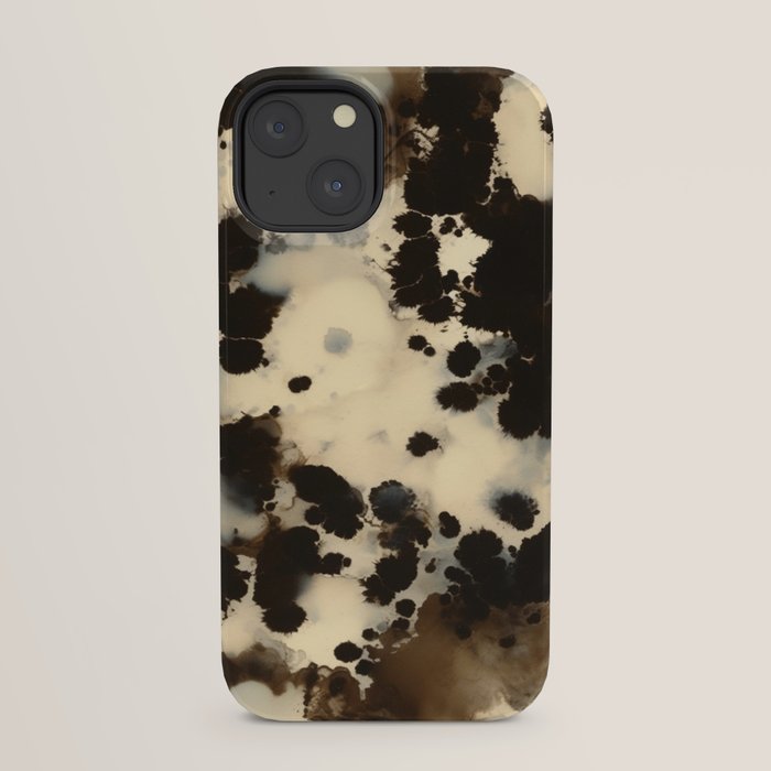 Black and White Tortoiseshell Pattern iPhone Case Gallery Image 29