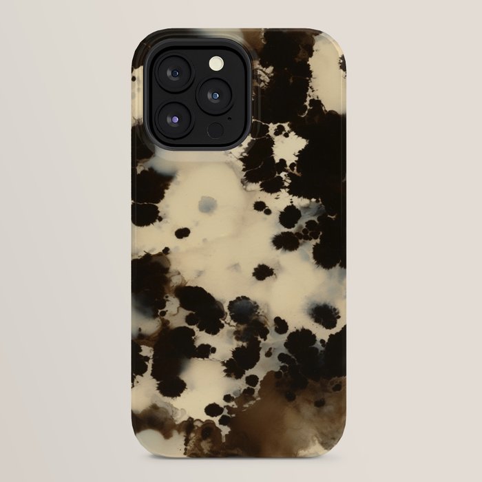 Black and White Tortoiseshell Pattern iPhone Case Gallery Image 32