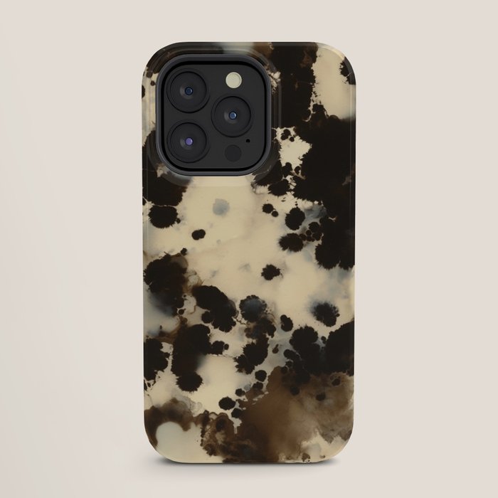 Black and White Tortoiseshell Pattern iPhone Case Gallery Image 27