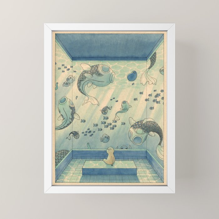Blue Hours Mini Art Print Gallery Image 4