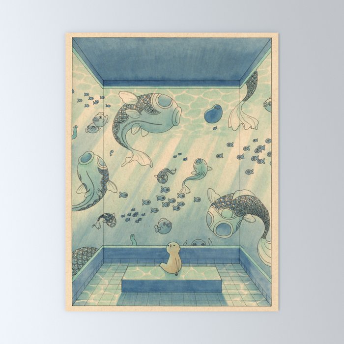 Blue Hours Mini Art Print Gallery Image 6