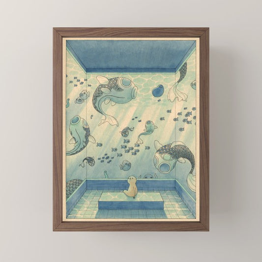 Blue Hours Mini Art Print Gallery Image 2