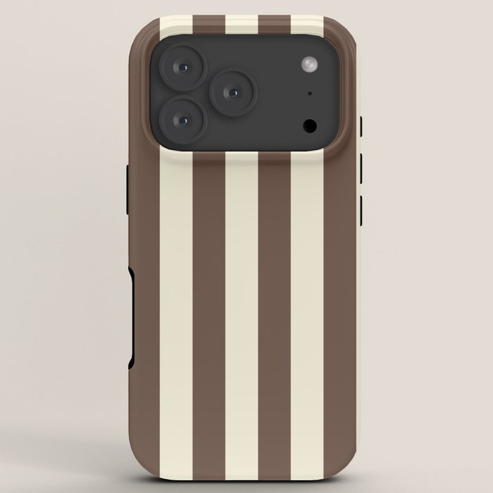Stripes of Brown and Cream iPhone Case Gallery Image 7