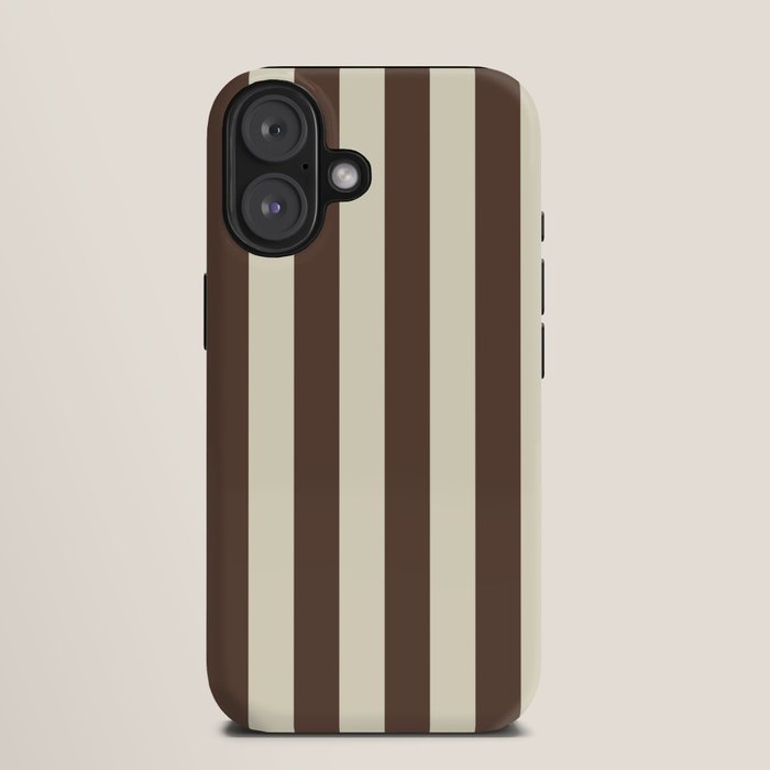 Stripes of Brown and Cream iPhone Case Gallery Image 9