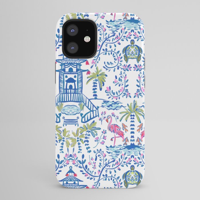 Colorful Coastal Chinoiserie iPhone Case Gallery Image 42